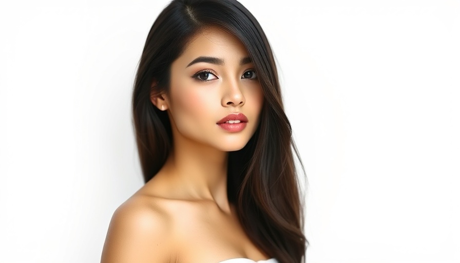 Elegant woman highlighting breast lift benefits in soft lighting.