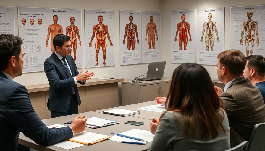 Aesthetic business training with professional instructors, engaging class.