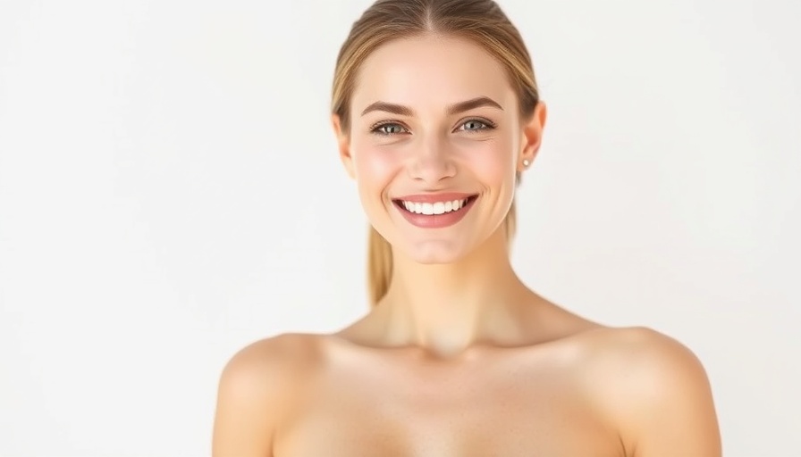 Confident young woman preparing for breast augmentation