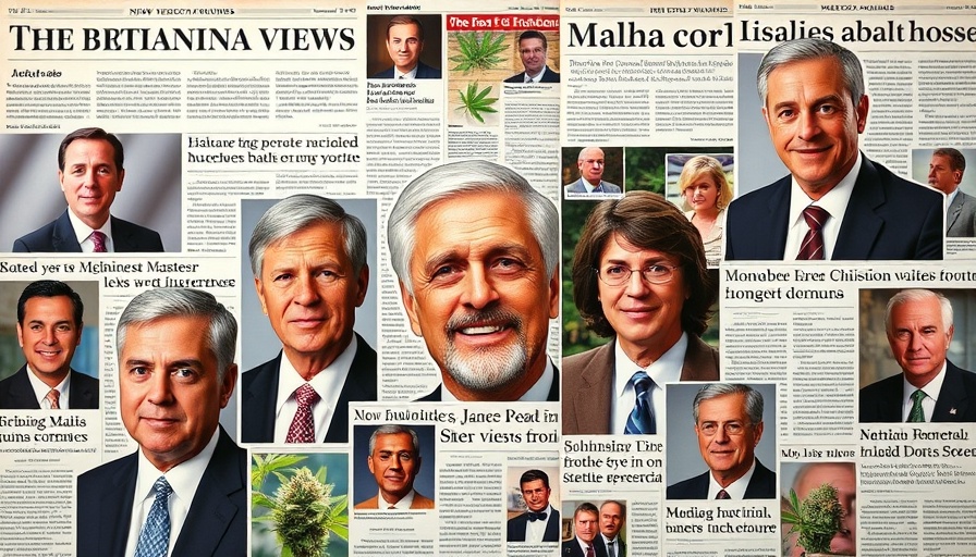News headlines on Cannabis and Surgery perspectives.