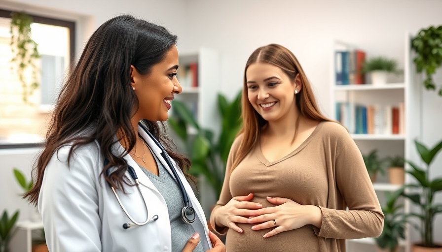 Mommy Makeover: Pregnant woman with a caring doctor