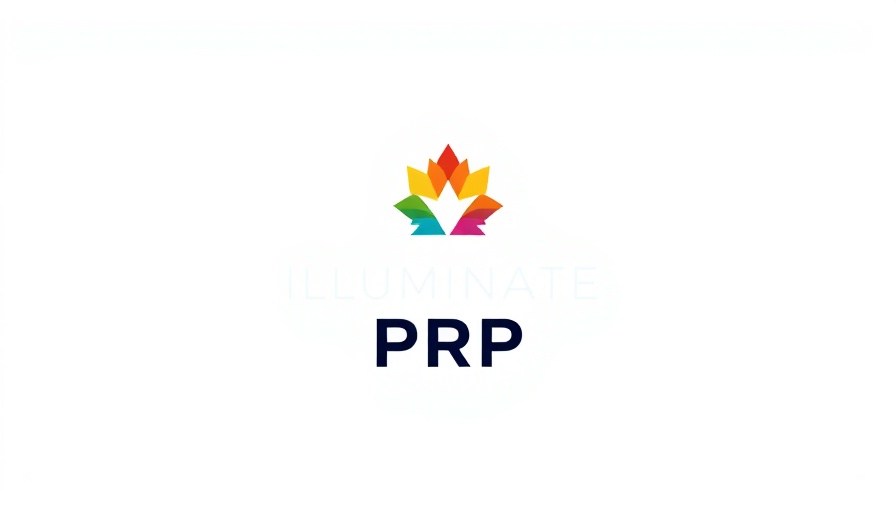 Illuminate PRP logo with colorful design, regenerative medicine emphasis.