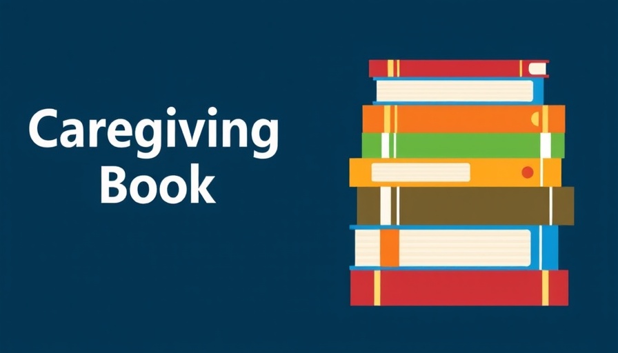 Colorful illustration of caregiving books recommendations