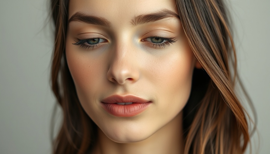 Serene young woman showcasing aesthetic treatments.