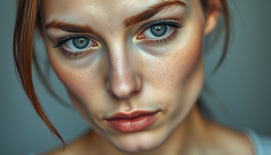 Close-up image showing brow examination for brow lift cost discussion.