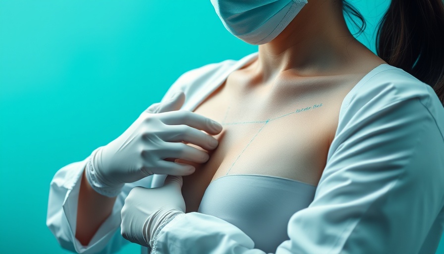 Clinical examination for fat transfer breast augmentation complications.