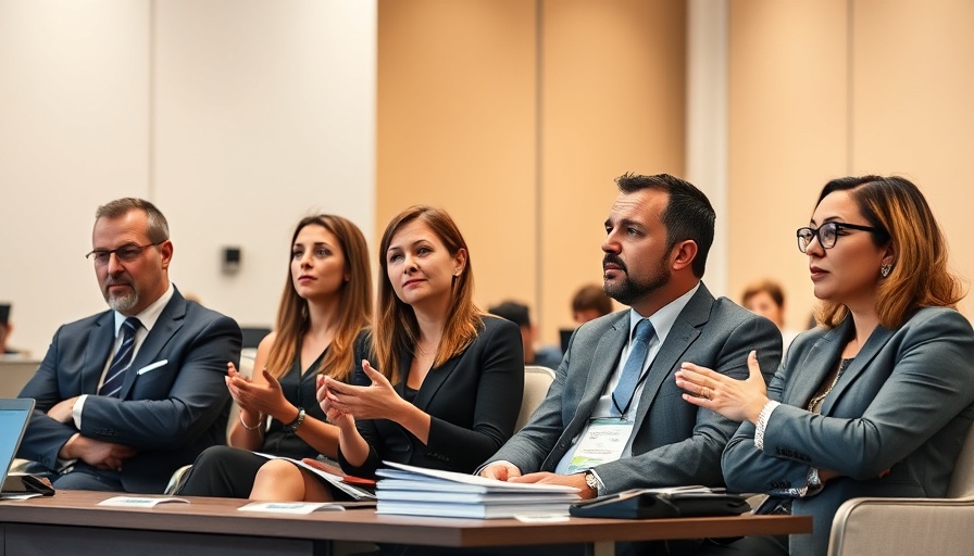 Panel discussing the power of social media in dermatology at a conference.