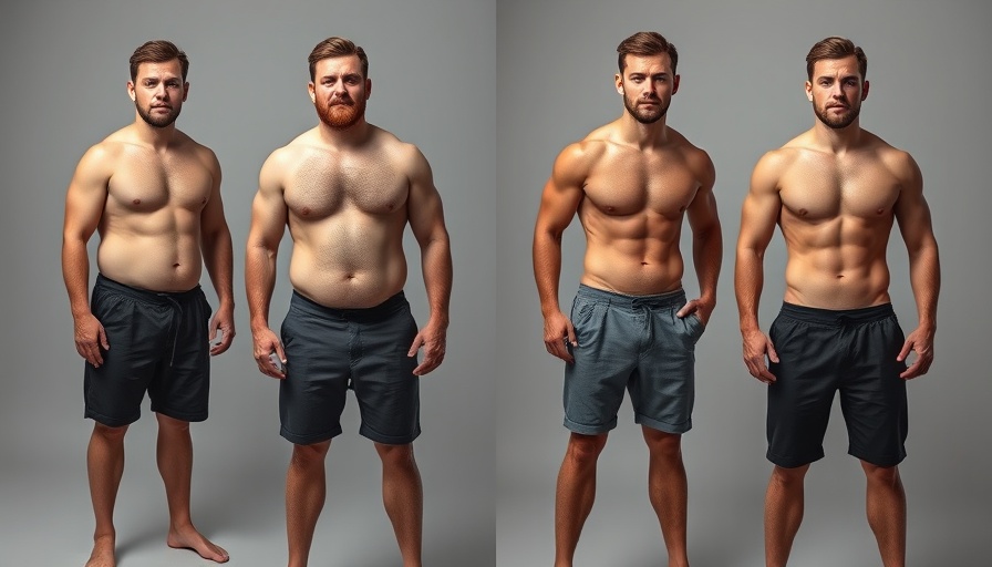Dramatic body transformation before and after gynecomastia surgery.