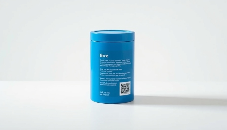 Elegant blue container of Pore Refresh Grinding Cleansing Balm on white background.