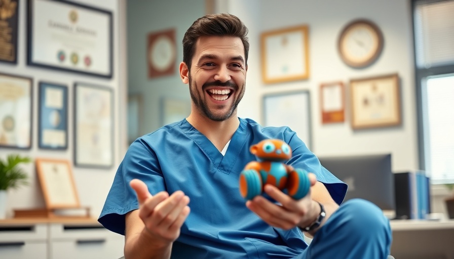 Man discussing treatments to snatch a jawline in office.