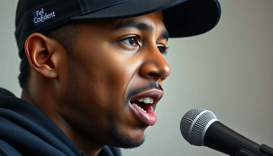 Person in black cap speaking into microphone, discussing celebrities and plastic surgery.