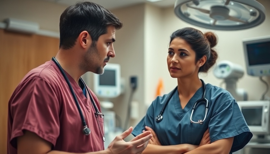Delayed cord clamping benefits explained by healthcare professional in scrubs.