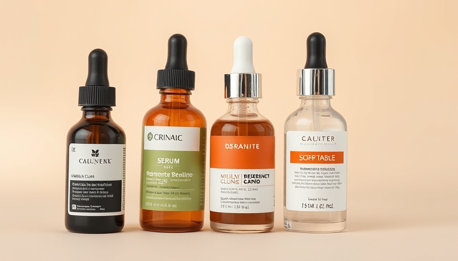 Best drugstore serums with detailed packaging, soft lighting.