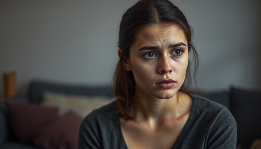 Concerned woman discussing cocaine use consequences with medical bandage.