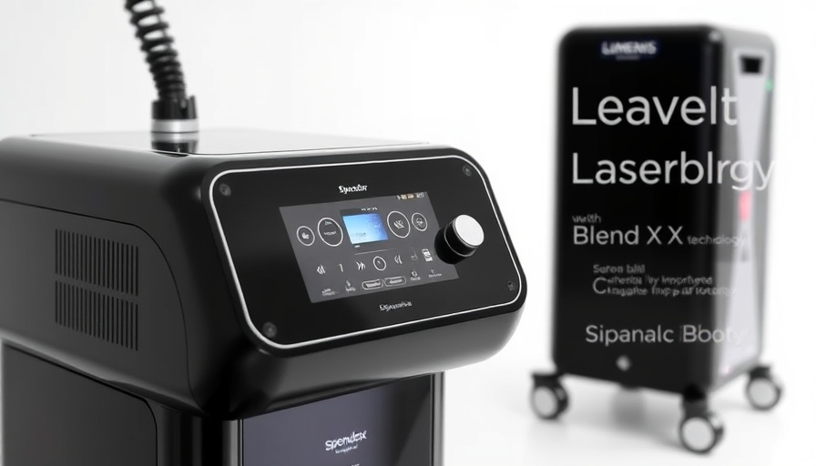Lumenis laser hair removal technology with Splendor X machine.