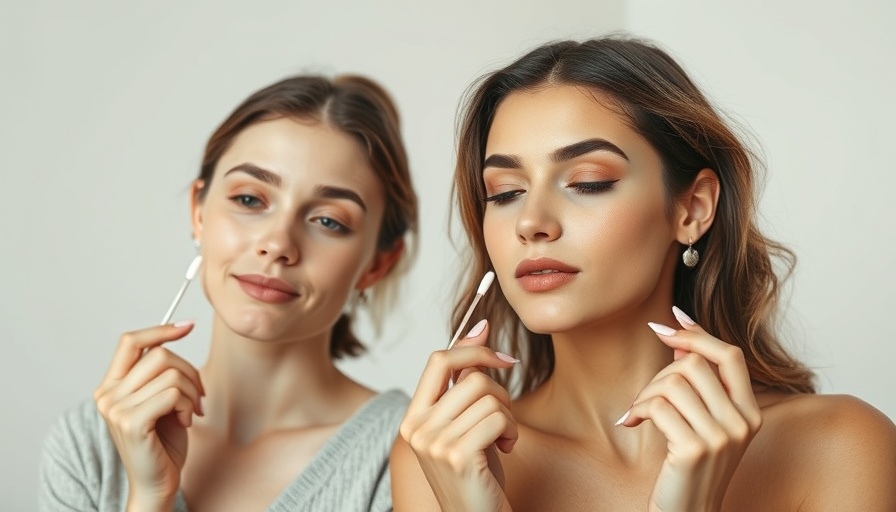 Women using facial wands for skin concerns, skincare routine.