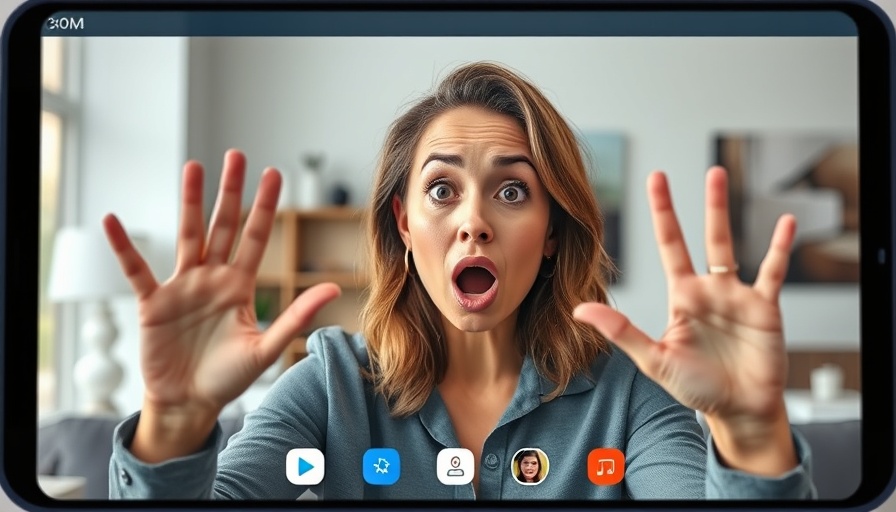 Woman on video call discussing learning liposuction from YouTube.