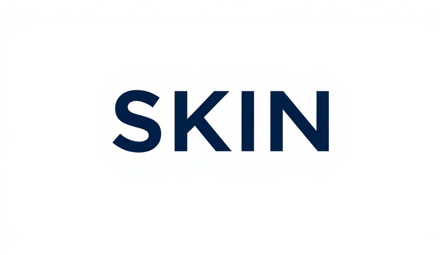 Minimalist 'SKIN CLIQUE' logo in navy on white background.