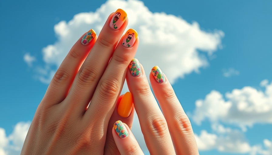 Vibrant summer nail art trends with colorful designs.