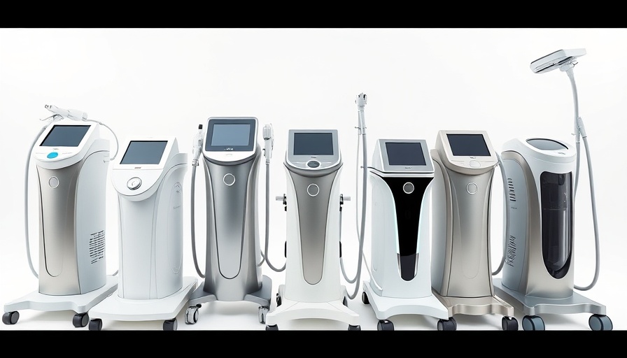 Modern aesthetic devices, Canada, advanced treatment machines.
