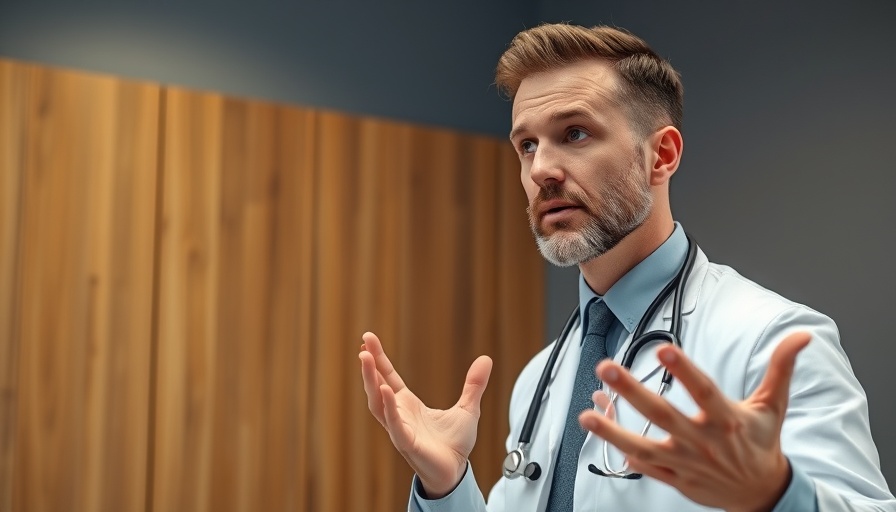 Medical professional explaining how long a hair transplant takes.