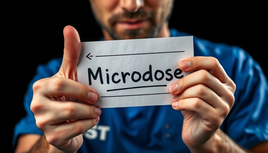 Microdosing GLP-1 medications concept with secret gesture.