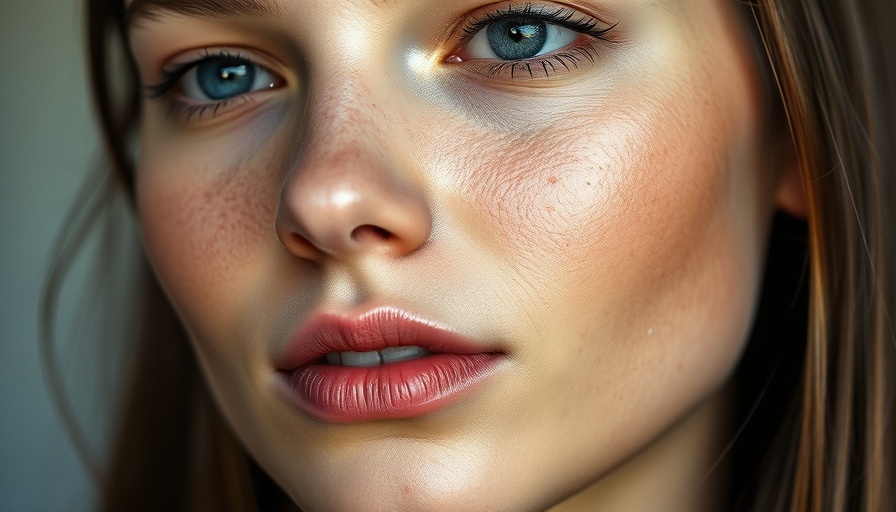 Dewy skin of a young woman illustrating Rhode Glazing Mist benefits.