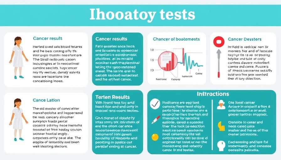 Cancer blood tests infographic detailing detection methods and effectiveness.