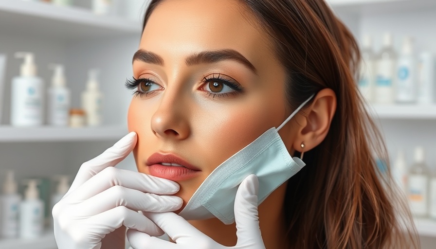 Facial rejuvenation techniques in a clinical setting.