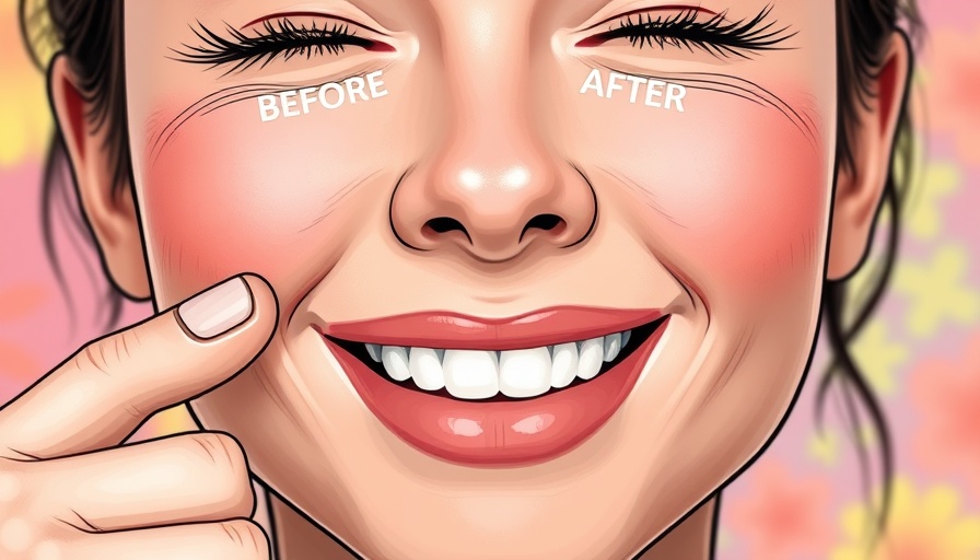 Non-surgical skin tightening methods comparison, before and after.
