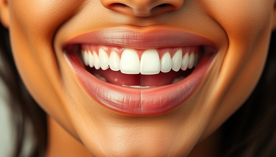 Radiant smile showcasing no-prep veneers in close-up view.