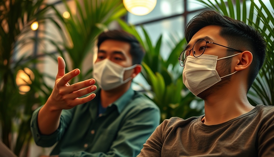 Expert discusses latest cosmetic innovations in Korea, person wears facial mask.