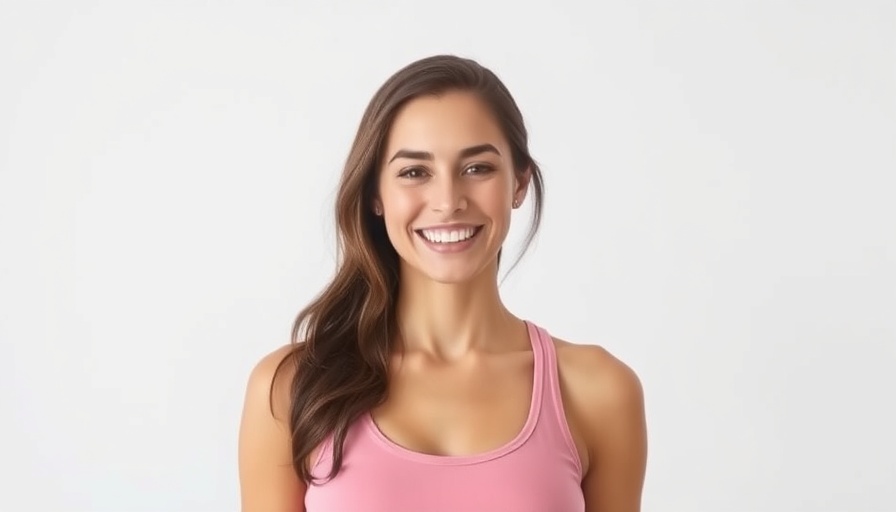Smiling woman in pink top related to breast reconstruction cost in India.