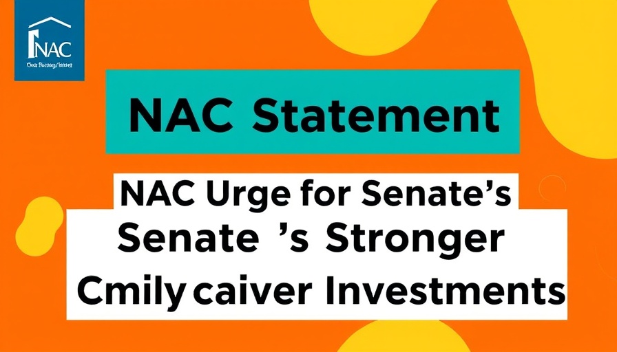 Graphic advocating for Family Caregiver Support Programs Funding.