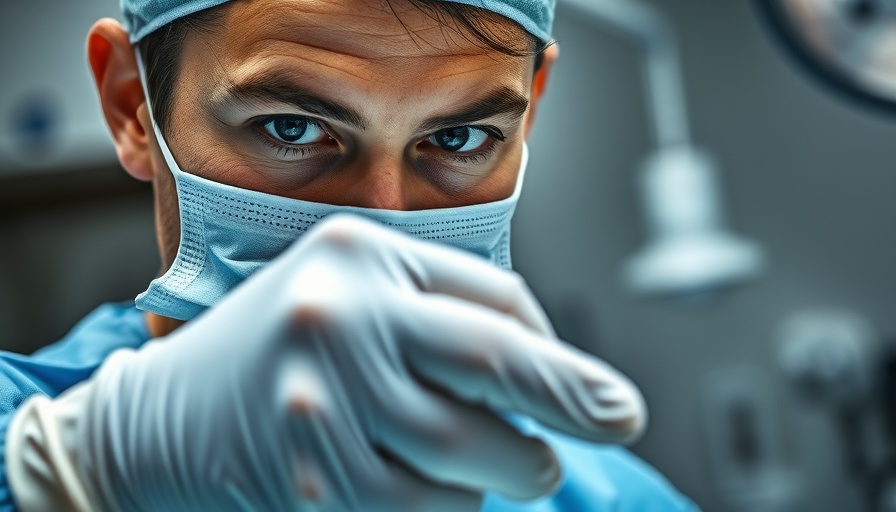 Nasal foreign body removal procedure with surprised observer.