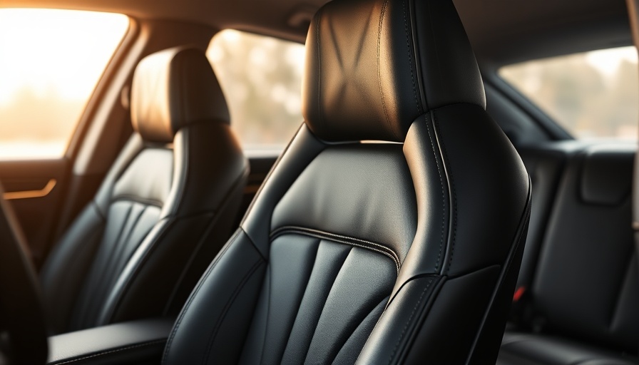 Luxurious black leather car seat with gold accents, highlighting gold vehicle trend.