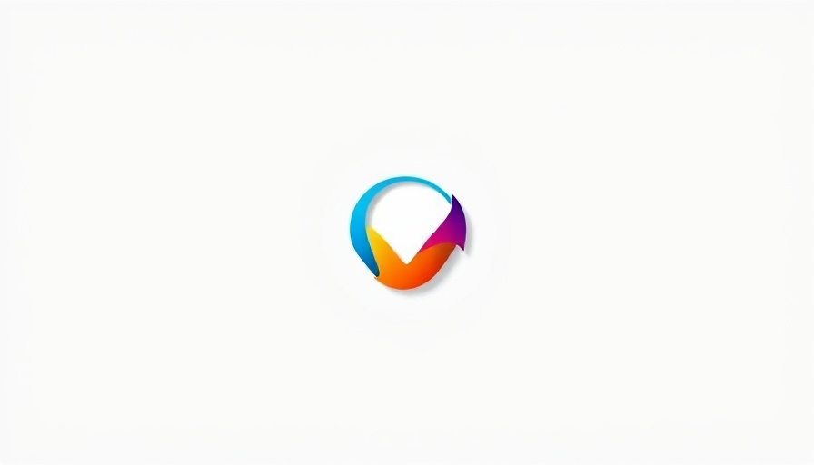 Sleek modern logo on a white background, minimal design.