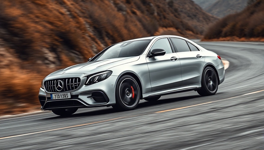 Mercedes-AMG CLE 53 4Matic+ on mountain road in performance review.