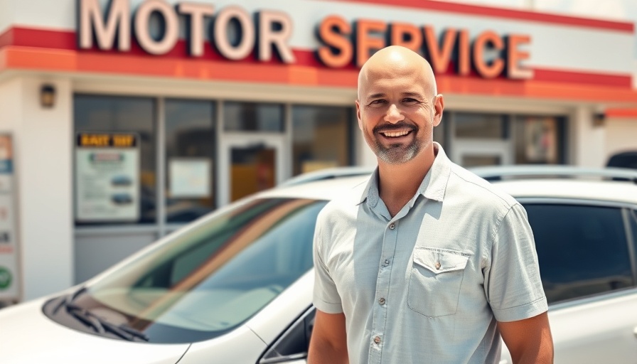 Dack Motor Group acquires MotorServ UK, man by car.