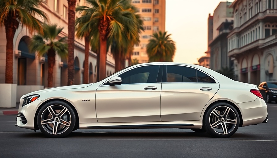 Sleek white Mercedes showcasing Renntech E60 RS modifications.