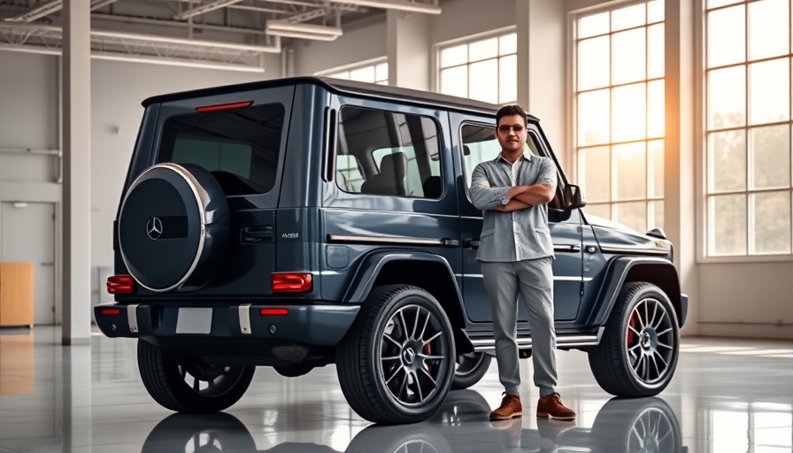 Best Mercedes Benz UK showroom with G-Class SUV.