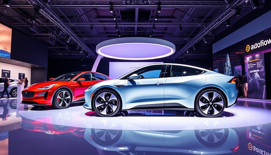 Everything Electric London: Sleek electric cars on display in a vibrant showroom.