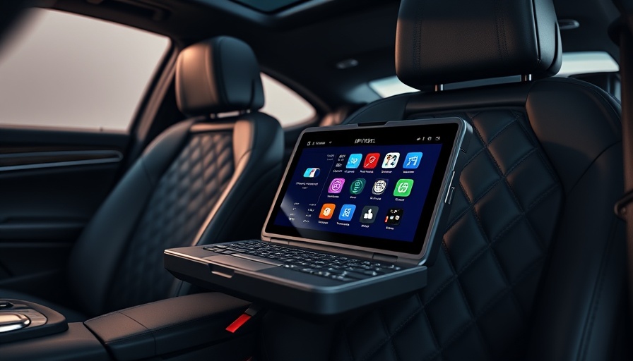 XTOOL IP900BT in luxury car, review setup