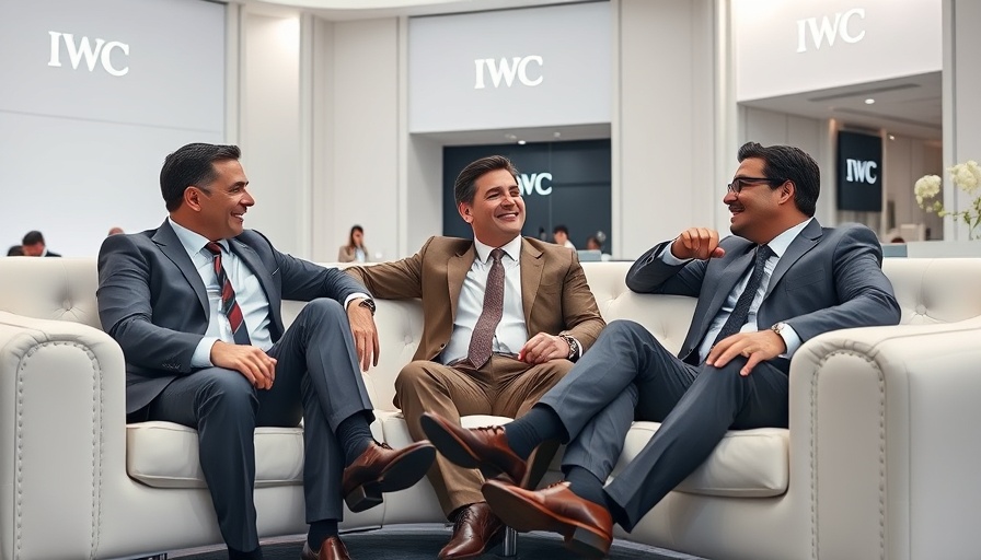 Hollywood Meets F1 Cinematic Leap: Men in conversation at IWC event.