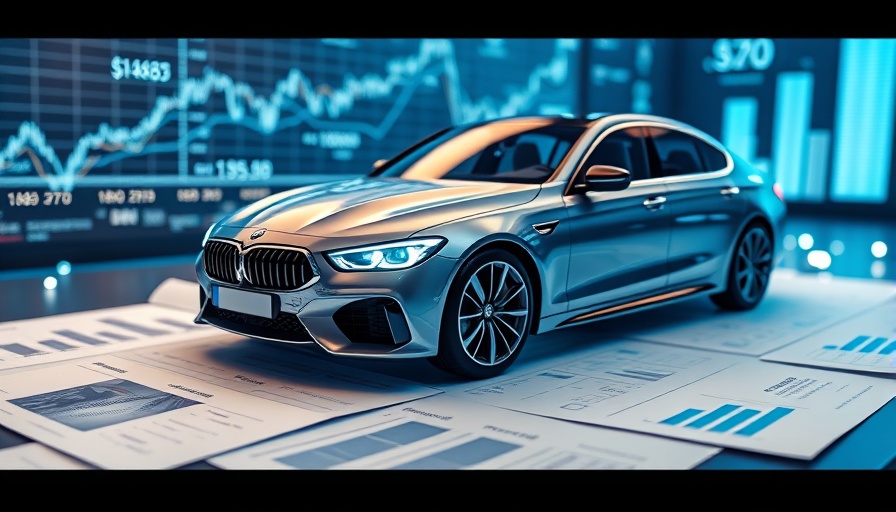 Digital illustration of online car finance process.