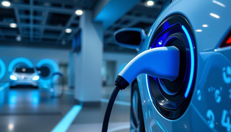 EV charging with futuristic design highlighting current charger speeds