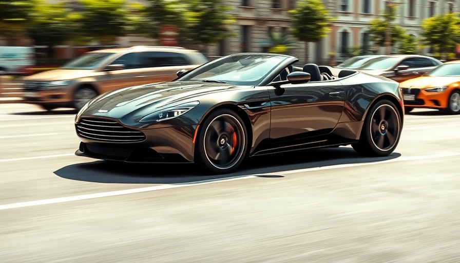 Sleek Aston Martin Vantage Roadster parked elegantly for review