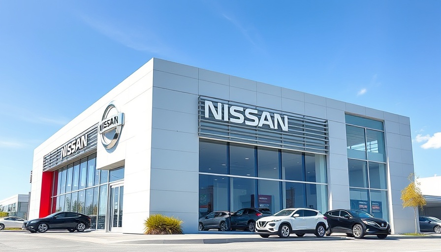 Desira Group's new Nissan dealership in Kings Lynn, modern design.