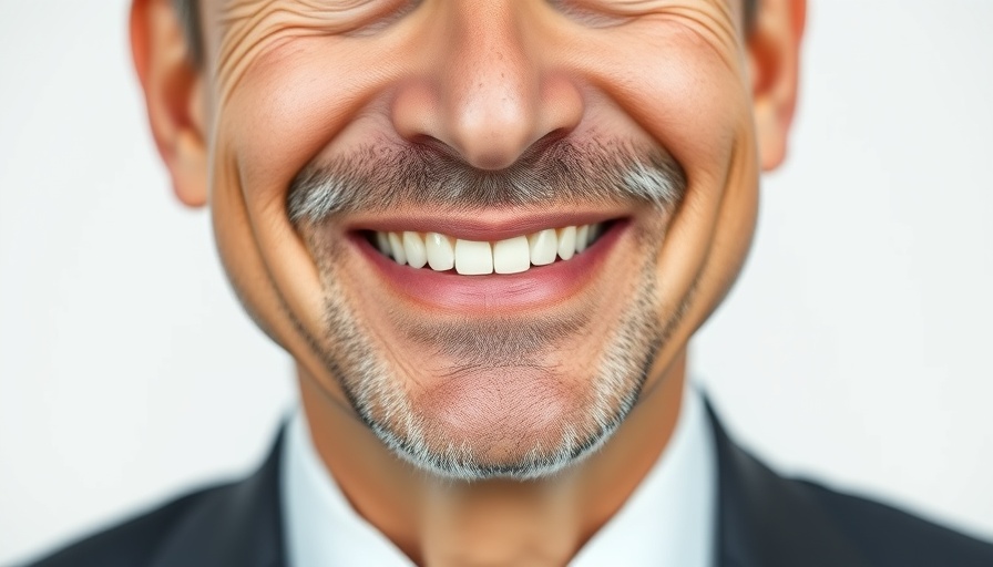 Smiling middle-aged man in a suit, close-up view.