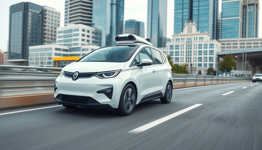 Autonomous car on highway highlighting legal implications of features.